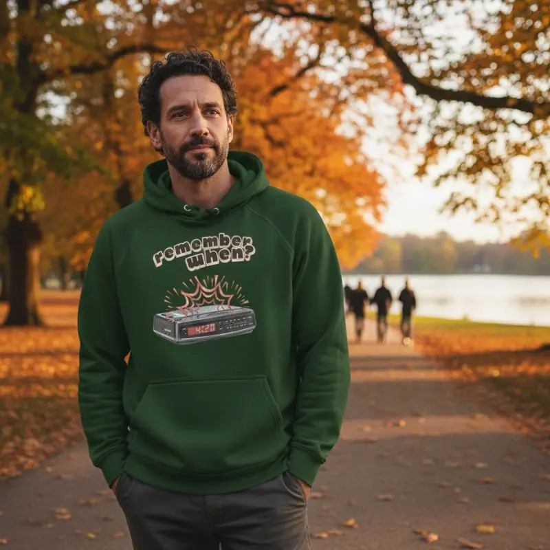 Clock Radioen Hoodie Mænd genkendelse