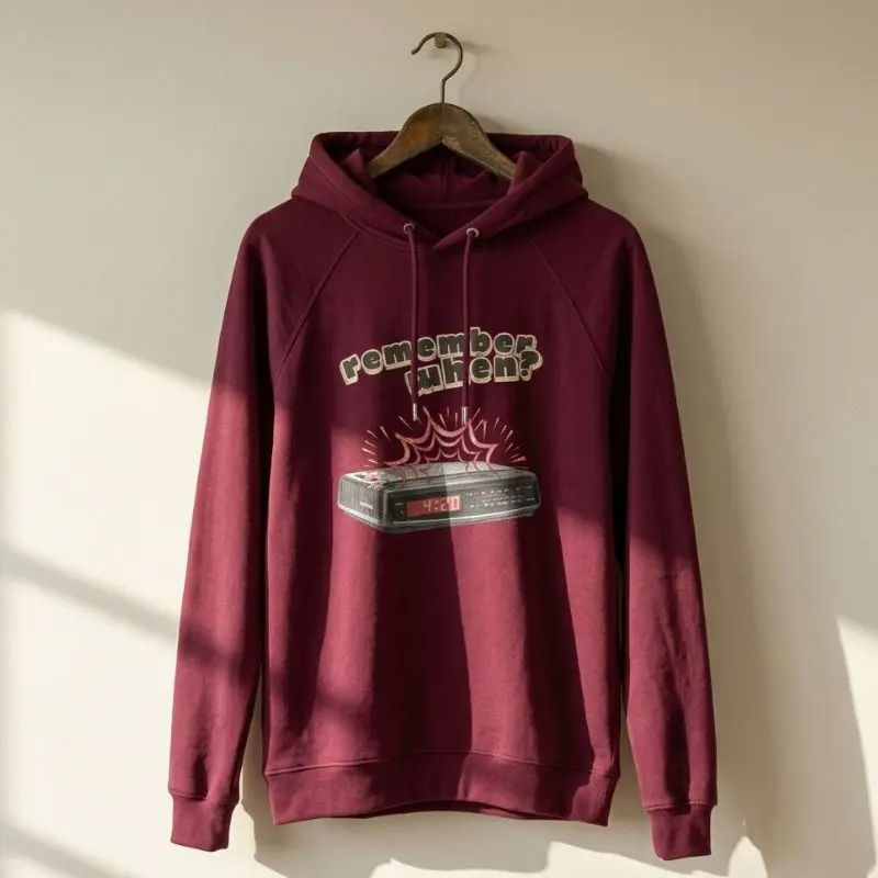 Clock Radioen Prem Hoodie Mænd Ny main produkt billede