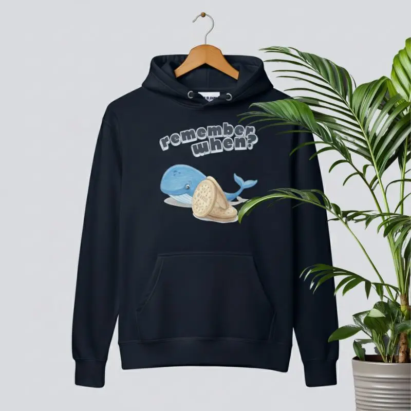 Festihvalen Hoodie Mænd på bøjle