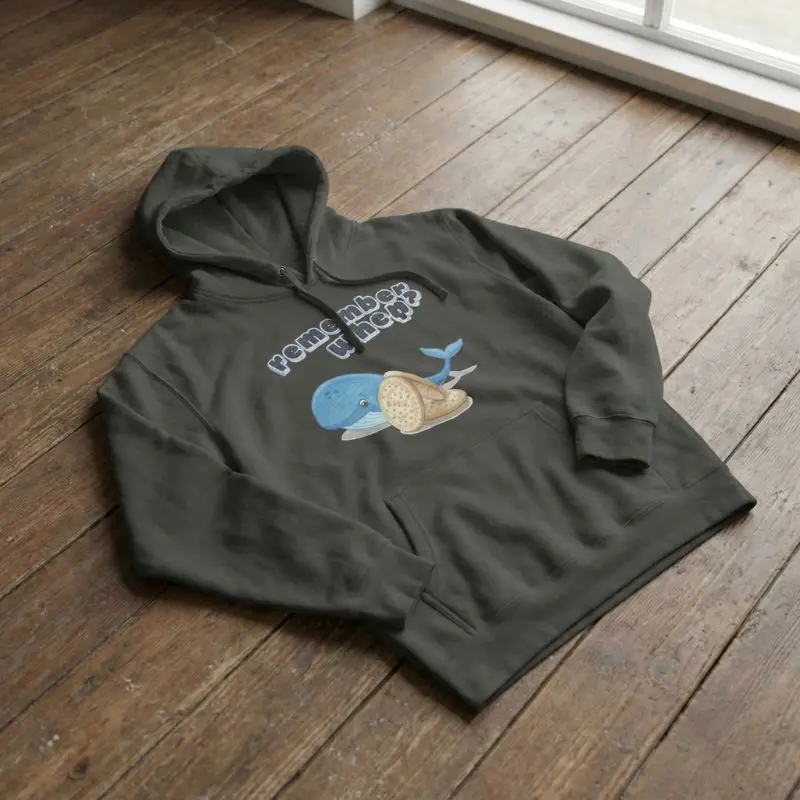 Festihvalen Hoodie Mænd på gulvet