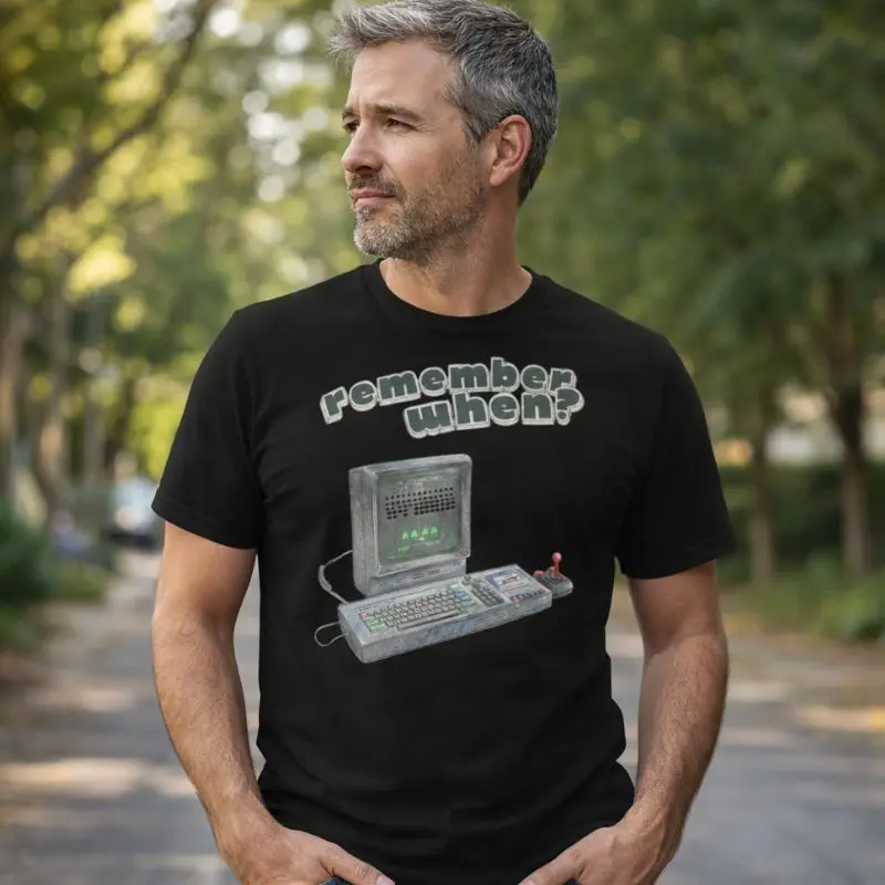 Game Station T-Shirt Mænd genkendelse
