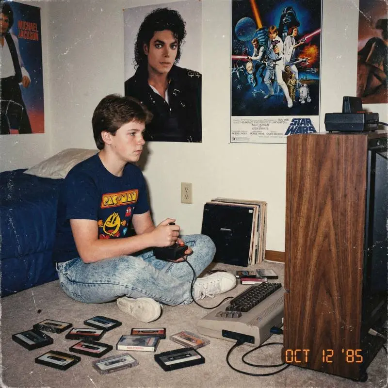 Game Station T-Shirt Mænd mindebillede