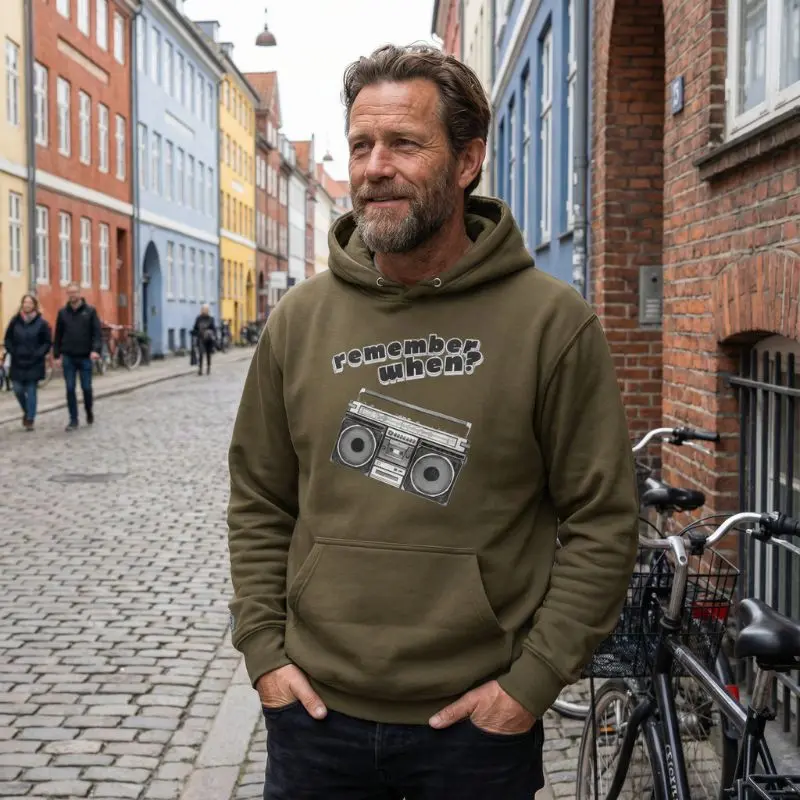 Ghettoblasteren Hoodie Mænd genkendelse