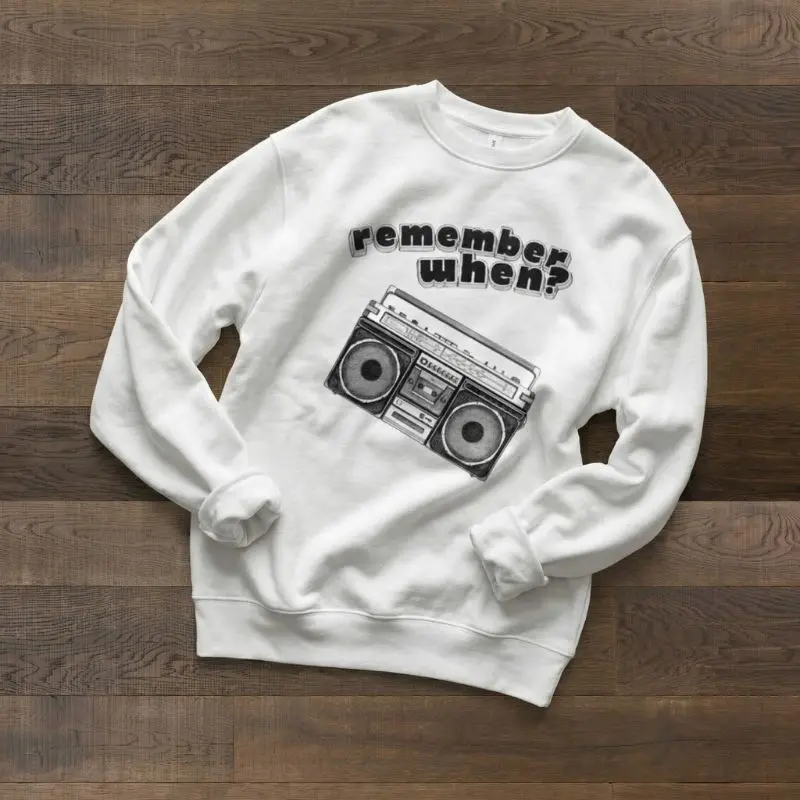 Ghettoblasteren Sweatshirt Kvinder på gulvet