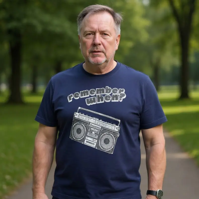 Ghettoblasteren T-Shirt Mænd autoritet