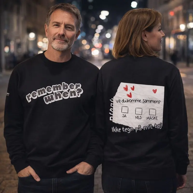 Kærestebrevet Unisex Sweatshirt genkendelse