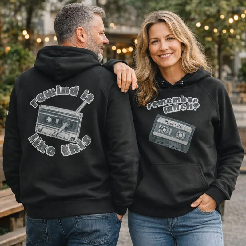Mix Tape Unisex Hoodie genkendelsen