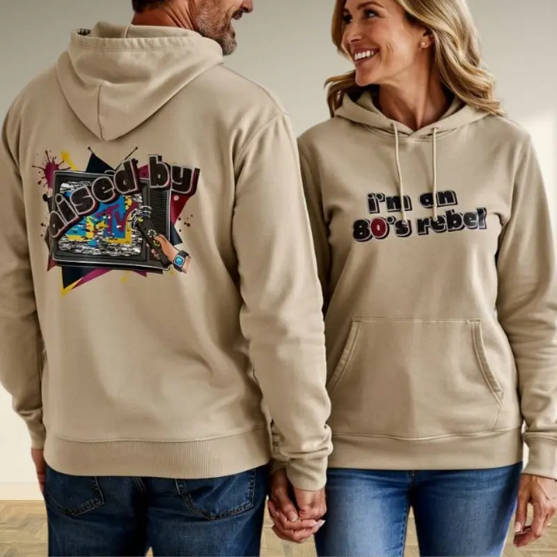 Raised By Unisex Hoodie FR Ny autensitet