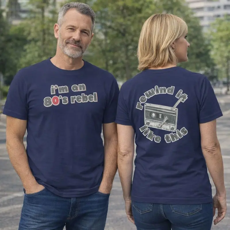 Rebel Rewind It Unisex T-Shirt genkendelse