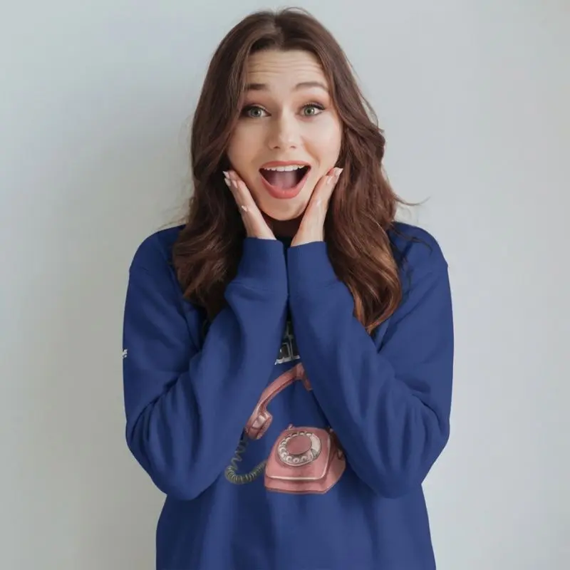 Ring-Ring Retro Sweatshirt Kvinder autensitet