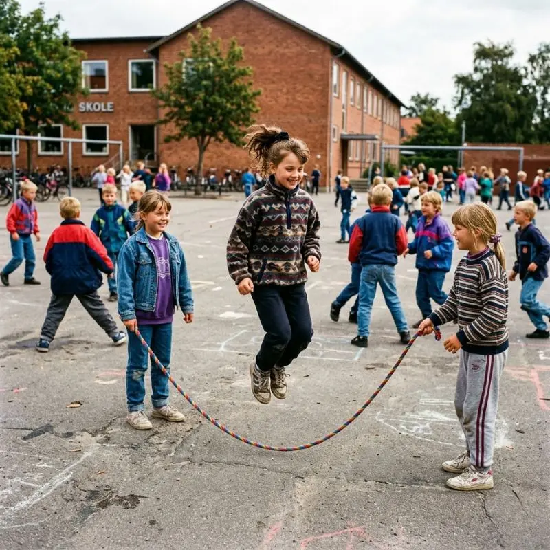Skolegården T-Shirt Kvinder mindebillede