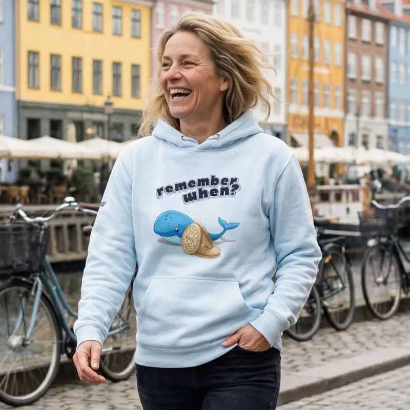 Festihvalen Hoodie Kvinder genkendelse på gaden
