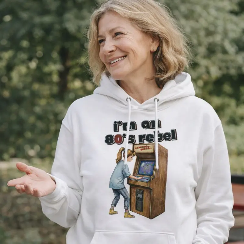 Arcade Rebel Hoodie Kvinder genkendelse på gaden