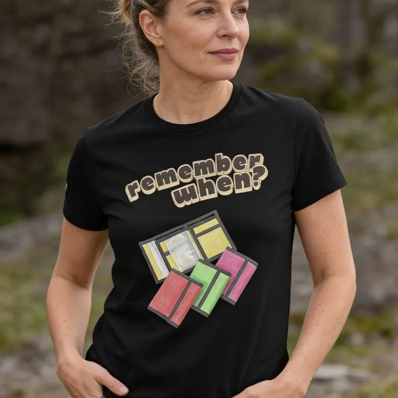Velcro Wallet Tshirt Kvinder autoritet