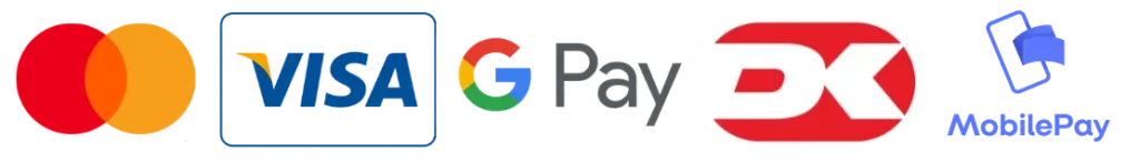 Betalings metoder med kort eller mobilepay