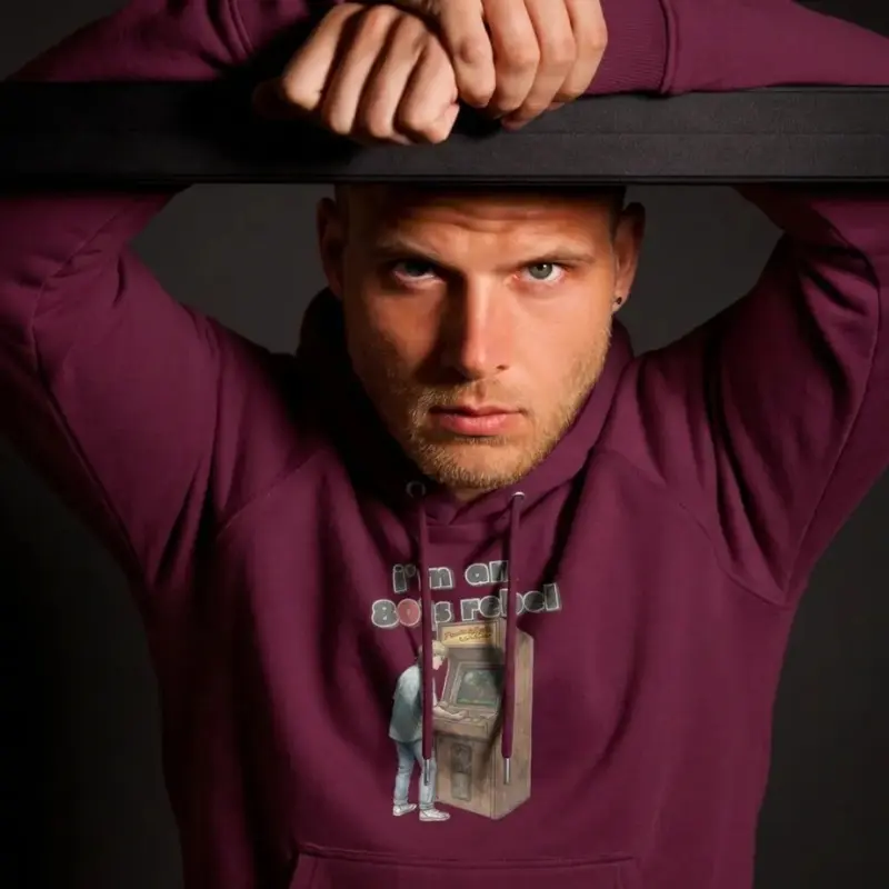 Maroon Dude Hoodie
